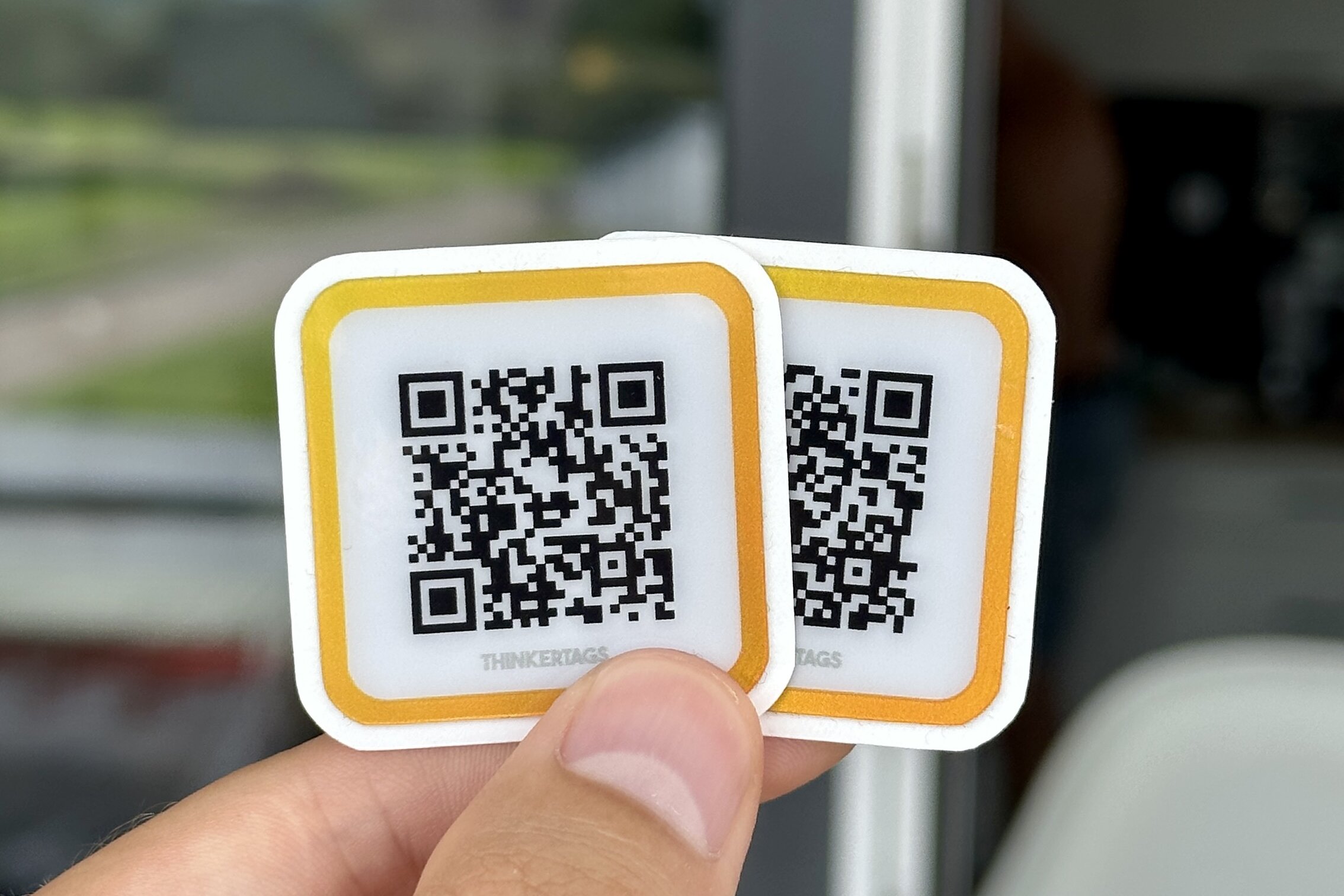 Pojedyncza Naklejka z Kodem QR